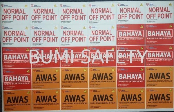 NOP, Bahaya, Awas Sign Safety Signage Selangor, Kuala Lumpur (KL), Puchong, Malaysia Supplier, Suppliers, Supply, Supplies | Bumi Nilam Safety Sdn Bhd