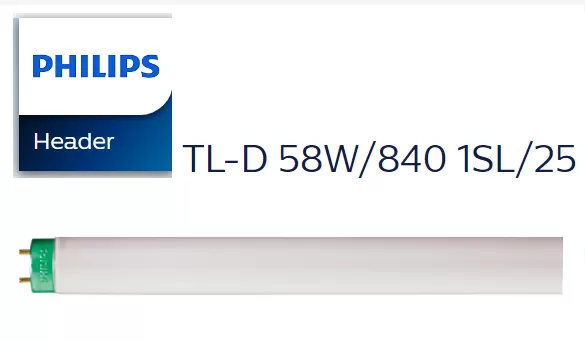 PHILIPS TL-D 58W/840 FLUORESCENT TUBE TLD PHILIPS LIGHTING Kuala Lumpur  (KL), Selangor, Malaysia Supplier, Supply, Supplies, Distributor | JLL  Electrical Sdn Bhd