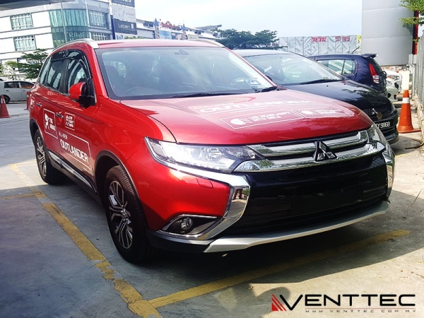 MITSUBISHI OUTLANDER venttec door visor Outlander 2013 Mitsubishi Balakong, Selangor, Kuala Lumpur, KL, Malaysia. Body Kits, Accessories, Supplier, Supply | ACM Motorsport