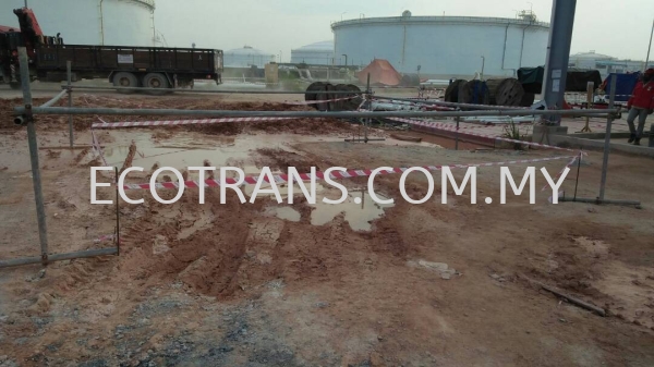  Temporary Sheet Piles Cofferdam for Pump Foundation Sheet Piling  Project Completed Johor Bahru (JB), Malaysia, Ulu Tiram Supplier, Rental, Equipment, Machinery | Ecotrans Construction & Heavy Machinery Sdn Bhd
