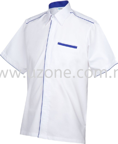 OF1000 (Ready Stock) White / Royal Blue OF100 Male Corporate Uniform Ulu Tiram, Malaysia, Kuala Lumpur (KL), Selangor Manufacturer, Supplier, Supply, Supplies | Hern Loong Perniagaan Sdn. Bhd.