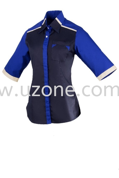 FC3503 (Ready Stock) Navy / Royal Blue / Khaki FC350 Female Corporate Uniform Ulu Tiram, Malaysia, Kuala Lumpur (KL), Selangor Manufacturer, Supplier, Supply, Supplies | Hern Loong Perniagaan Sdn. Bhd.