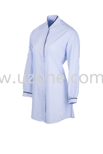 SC0203 (Ready Stock) LIGHT BLUE/ NAVY SC020 Female Corporate Uniform Ulu Tiram, Malaysia, Kuala Lumpur (KL), Selangor Manufacturer, Supplier, Supply, Supplies | Hern Loong Perniagaan Sdn. Bhd.