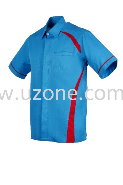 PS1003 (Ready Stock) SEA BLUE/ RED PS100 Male Corporate Uniform Ulu Tiram, Malaysia, Kuala Lumpur (KL), Selangor Manufacturer, Supplier, Supply, Supplies | Hern Loong Perniagaan Sdn. Bhd.