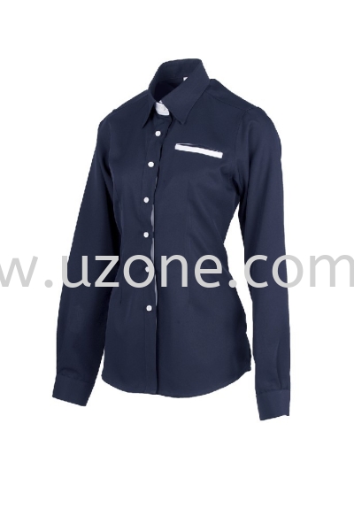 PS4003 (Ready Stock) Navy / White PS400 Female Corporate Uniform Ulu Tiram, Malaysia, Kuala Lumpur (KL), Selangor Manufacturer, Supplier, Supply, Supplies | Hern Loong Perniagaan Sdn. Bhd.