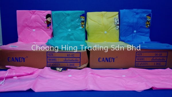 CANDY CHILDREN RAINCOAT Rain Coat & Rain Suit  Rain Protection Malaysia, Kuala Lumpur (KL), Selangor Supplier, Supply, Manufacturer | Choong Hing Trading Sdn Bhd