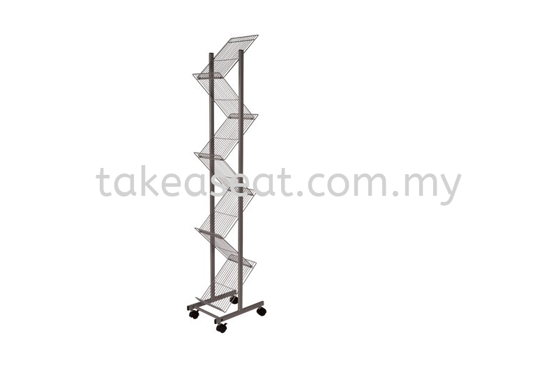 6 Tier Magazine Rack MR213 (Steel)