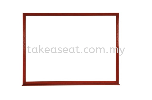 Wood Frame WhiteBoard Brown