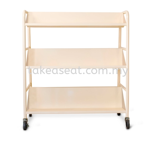 Double Sided Book Trolley