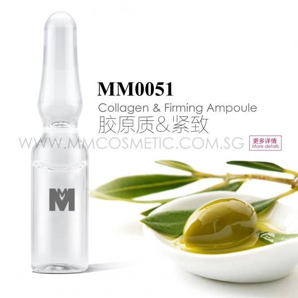 MM0051 Collagen & Firming Ampoule WRINKLE & FIRMING SERIES ODM / OEM Malaysia, Johor Bahru (JB), Singapore Manufacturer, OEM, ODM | MM BIOTECHNOLOGY SDN BHD