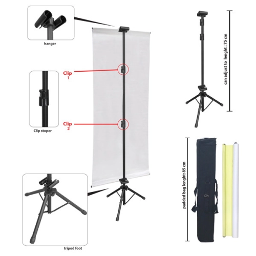 Bunting Stand-Tripod Stand-BT1 Pg1