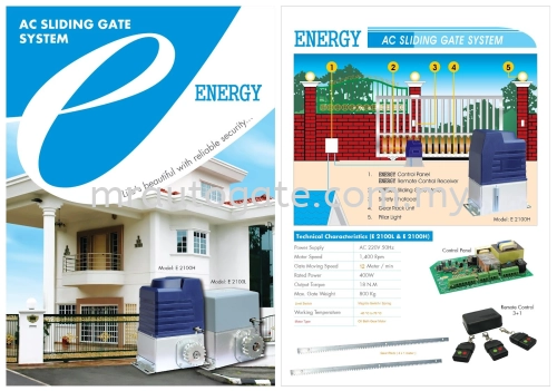 E8 E2100 Heavy Duty AC Sliding Auto Gate