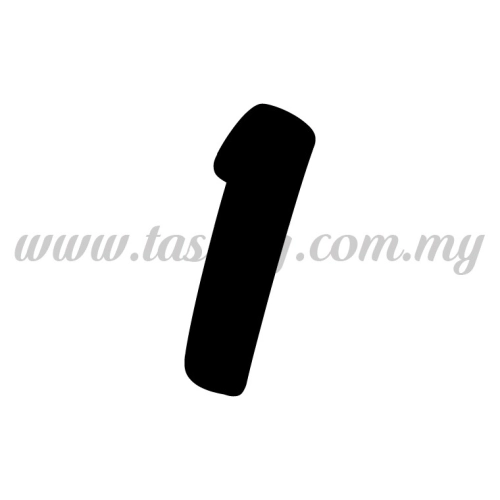 Sticker Number "1" - Bold (SK-0NUM6-1)