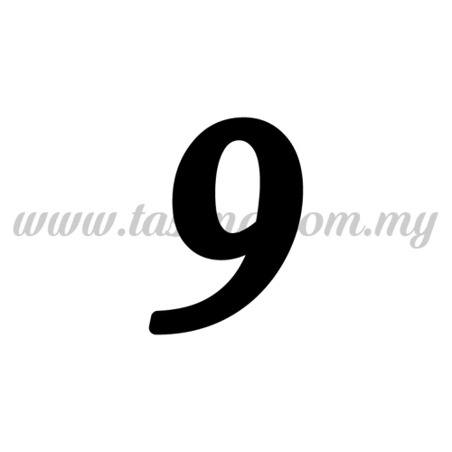 Sticker Number "9" - Regular (SK-0NUM5-9)