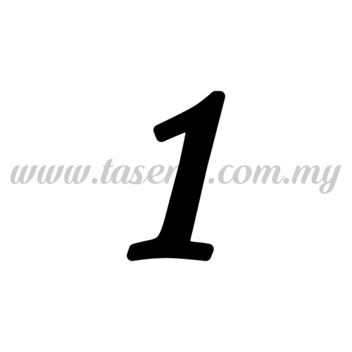 Sticker Number "1" - Regular (SK-0NUM5-1)