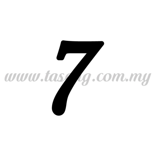 Sticker Number "7" - Regular (SK-0NUM5-7)