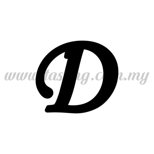 Sticker Alphabet D - Regular (SK-AALP5-D)