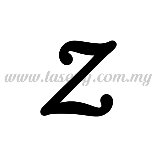 Sticker Alphabet Z - Regular (SK-AALP5-Z)