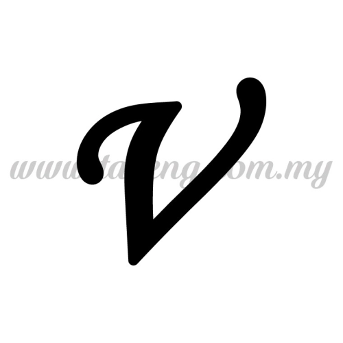 Sticker Alphabet V - Regular (SK-AALP5-V)
