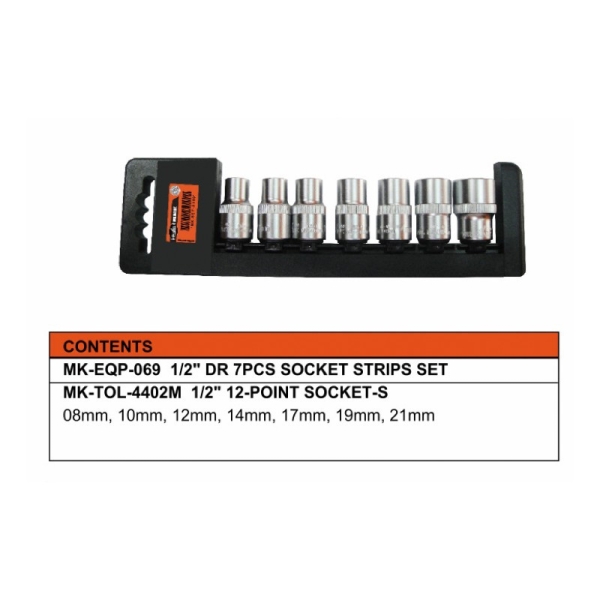 MK-SET-HAN030 (7 PCS SOCKET SET) (4402M 12P) Individual Hand Sockets, Accessories and Socket Sets Malaysia, Johor Bahru (JB), Ulu Tiram Supplier, Suppliers, Supply, Supplies | Mr. Mark Tools (M) Sdn. Bhd.