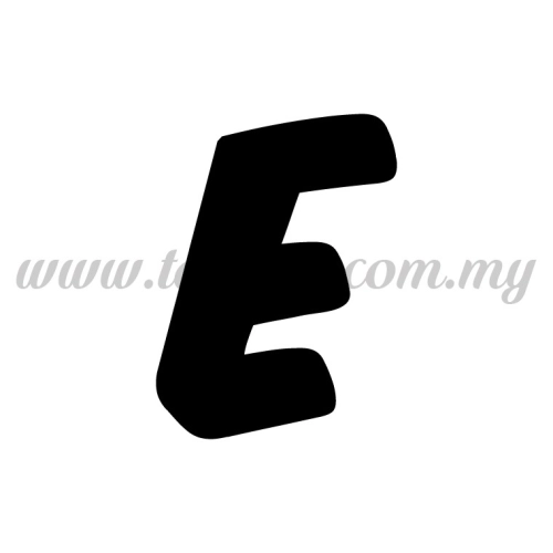 Sticker Alphabet E - Bold (SK-AALP6-E)