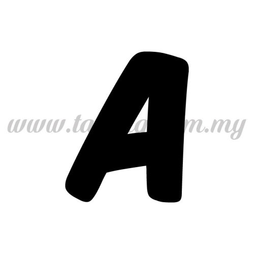 Sticker Alphabet A - Bold (SK-AALP6-A)