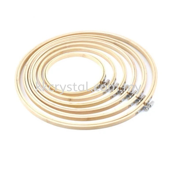 Embroidery Hoops, Frame Wooden Ring 13cm, 1pcs Embroidery Hoops, Frame Wooden Ring Tools & Packaging Kuala Lumpur (KL), Malaysia, Selangor, Klang, Kepong Wholesaler, Supplier, Supply, Supplies | K&K Crystal Sdn Bhd