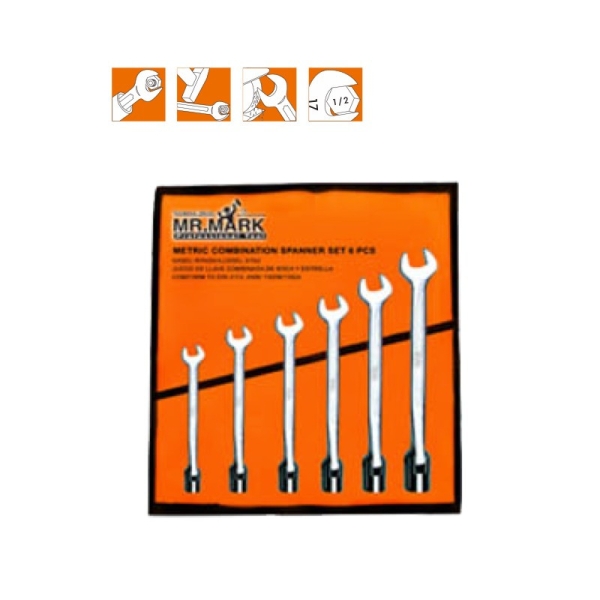 MK-TOL-11183M 6 PCS COMEN BOX SOCKET SET Wrenches and Wrench Sets Malaysia, Johor Bahru (JB), Ulu Tiram Supplier, Suppliers, Supply, Supplies | Mr. Mark Tools (M) Sdn. Bhd.