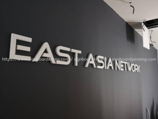 East Asia Network 3D Box up Lettering Signage at kuala Lumpur Eco City 3D BOX UP LETTERING SIGNBOARD Klang, Malaysia Supplier, Supply, Manufacturer | Great Sign Advertising (M) Sdn Bhd