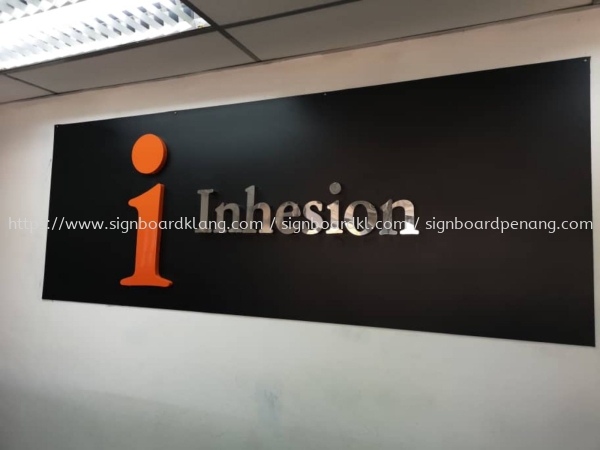 Inhesion Sdn Bhd 3D Stainless steel Box up Lettering Signage At Meru Klang Huruf Timbul Keluli Tahan Karat Klang, Malaysia Supplier, Supply, Manufacturer | Great Sign Advertising (M) Sdn Bhd