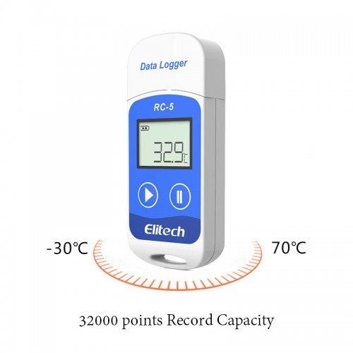 Elitech RC-5 USB Temperature Data Logger LCD Display Temperature Recorder 32000 Points High Accuracy Data Logger ELITECH Selangor, Malaysia, Kuala Lumpur (KL), Klang Supplier, Suppliers, Supply, Supplies | NFASIA INSTRUMENTS