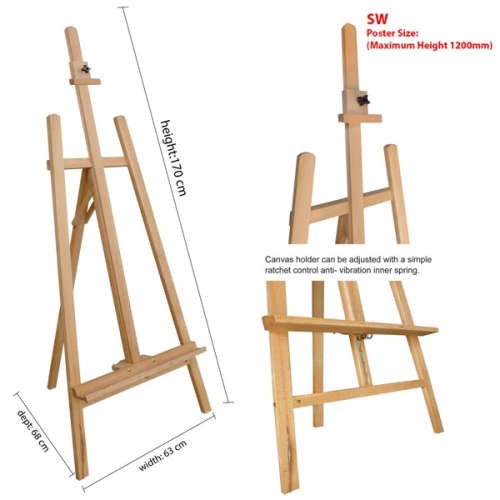 Wooden Easel Stand (SW & SW)