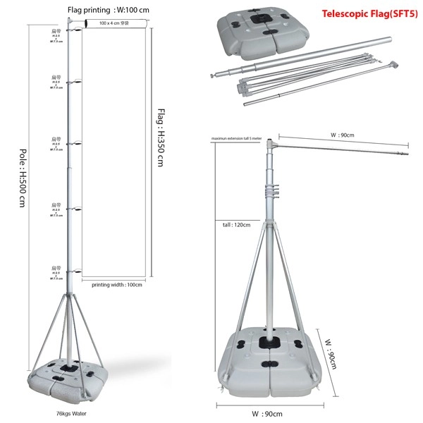 TELESCOPIC FLAG SFT5