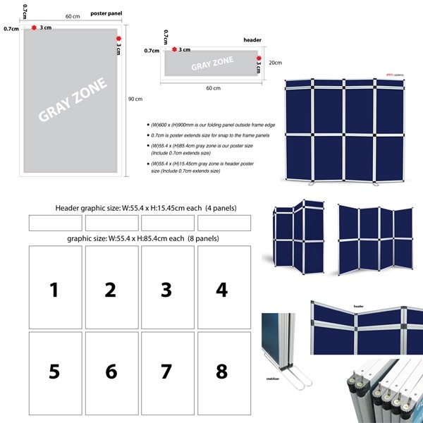 Folding Panel Fabric Board (PFF) PFF FABRIC BOARD FOLDING PANEL DISPLAY SYSTEM Selangor, Malaysia, Kuala Lumpur (KL), Sungai Buloh Supplier, Suppliers, Supply, Supplies | AC Marketing Solution Sdn Bhd