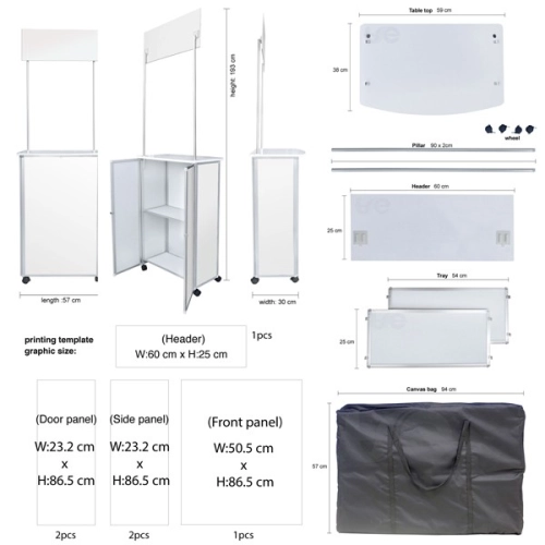 Aluminium Sampling Slim Booth (TSB2)