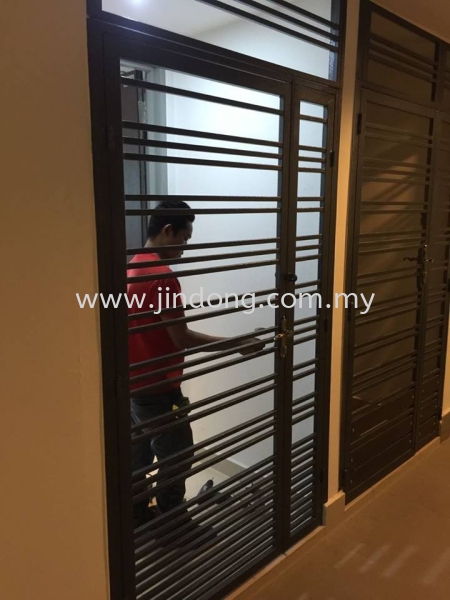 Steel Door Steel Door  Johor Bahru (JB), Malaysia, Ulu Tiram Supplier, Suppliers, Supply, Supplies | Jin Dong Steel Works & Invisible Grille