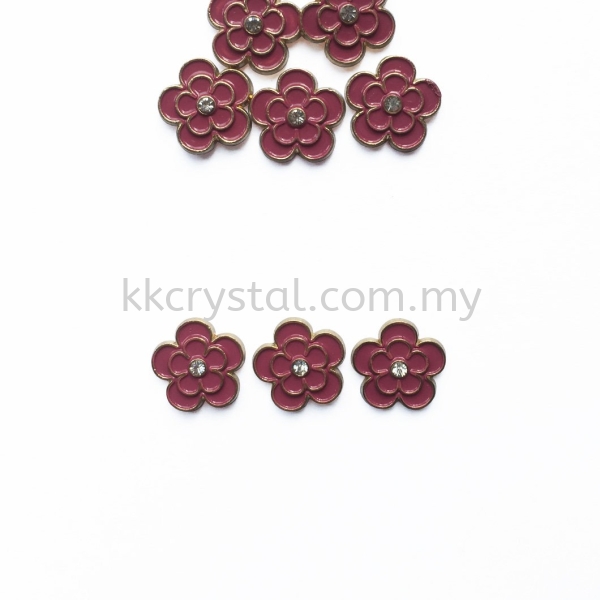 Iron On Metal, Code 18-06#, K4 Fuchsia, 50pcs/pack Iron On Metal Iron on Metal / Patch Kuala Lumpur (KL), Malaysia, Selangor, Klang, Kepong Wholesaler, Supplier, Supply, Supplies | K&K Crystal Sdn Bhd