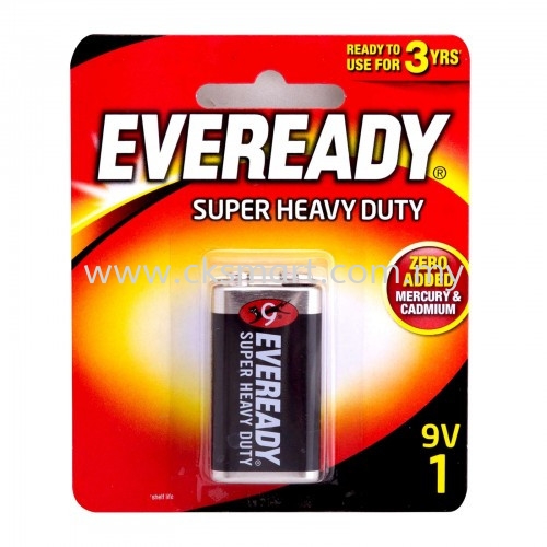 EVEREADY SIZE: 9V 1 Batteries Johor Bahru (JB), Malaysia, Pekan Nanas, Skudai Supplier, Suppliers, Supply, Supplies | CK Smart Trading