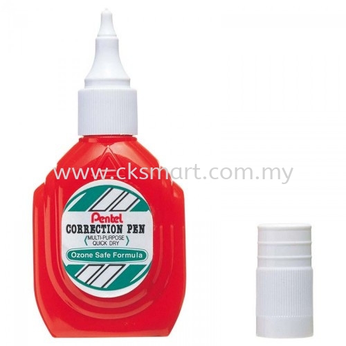 PENTEL CORRECTION PEN LIQUID ZLC1-W 18ml Correction Liquid, Tapes, Eraser Johor Bahru (JB), Malaysia, Pekan Nanas, Skudai Supplier, Suppliers, Supply, Supplies | CK Smart Trading