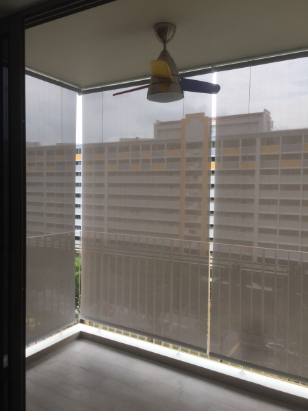  Outdoor Blind At Seng kang    Supplier, Suppliers, Supplies, Supply | Kim Curtain Design Sdn Bhd