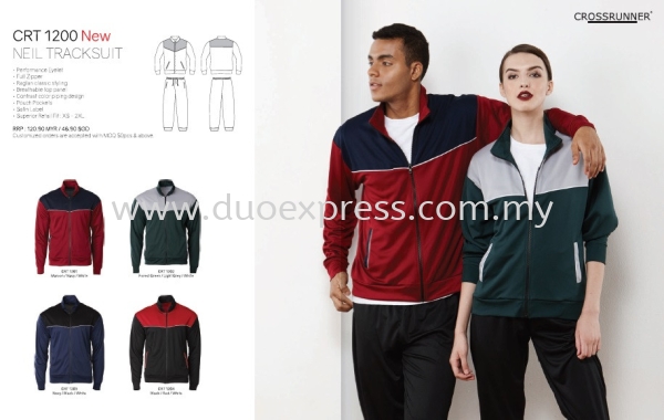 Cross Runner CRT 1200 TrackSuit Track Suit Jersi Cross Runner - READY MADE  Malaysia, Selangor, Kuala Lumpur (KL), Petaling Jaya (PJ) Supplier, Suppliers, Supply, Supplies | Duo Express