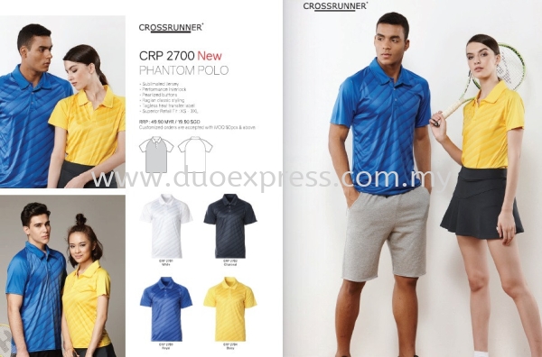 Cross Runner CRP 2700 Polo T Shirt Baju Collar T Shirt Jersi Cross Runner - READY MADE  Malaysia, Selangor, Kuala Lumpur (KL), Petaling Jaya (PJ) Supplier, Suppliers, Supply, Supplies | Duo Express