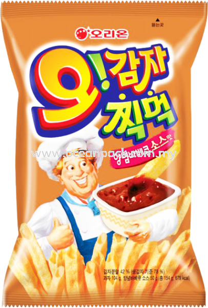 #POTATO CHIPS - BBQ (ORION) Korean Snacks Snack Food Selangor, Malaysia, Kuala Lumpur (KL), Rawang Supplier, Suppliers, Supply, Supplies | Ocean Packaging Sdn Bhd