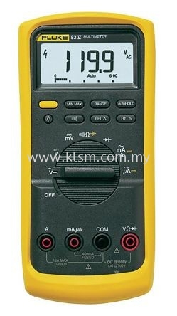 FLUKE 83 HANDHELD DIGITAL MULTIMETER FLUKE Metrology & Instrumentation Johor, Malaysia, Muar Supplier, Suppliers, Supply, Supplies | KLS Machinery & Engineering Sdn Bhd