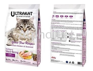 Ultrakat Grain Free Cat Food (Fresh Chicken & Seaweed)