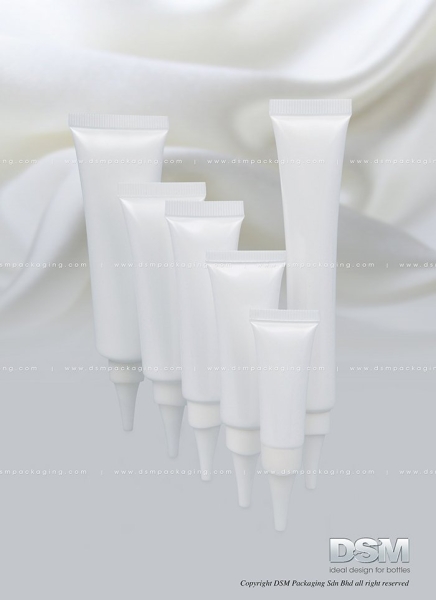 F 007 Narrow White Cap -5ml,10ml,15ml,20ml,30ml, 40ml Soft Tube Malaysia, Kuala Lumpur (KL), Selangor, Kepong Manufacturer, Wholesaler, Supplier, Supply | DSM Packaging Sdn Bhd