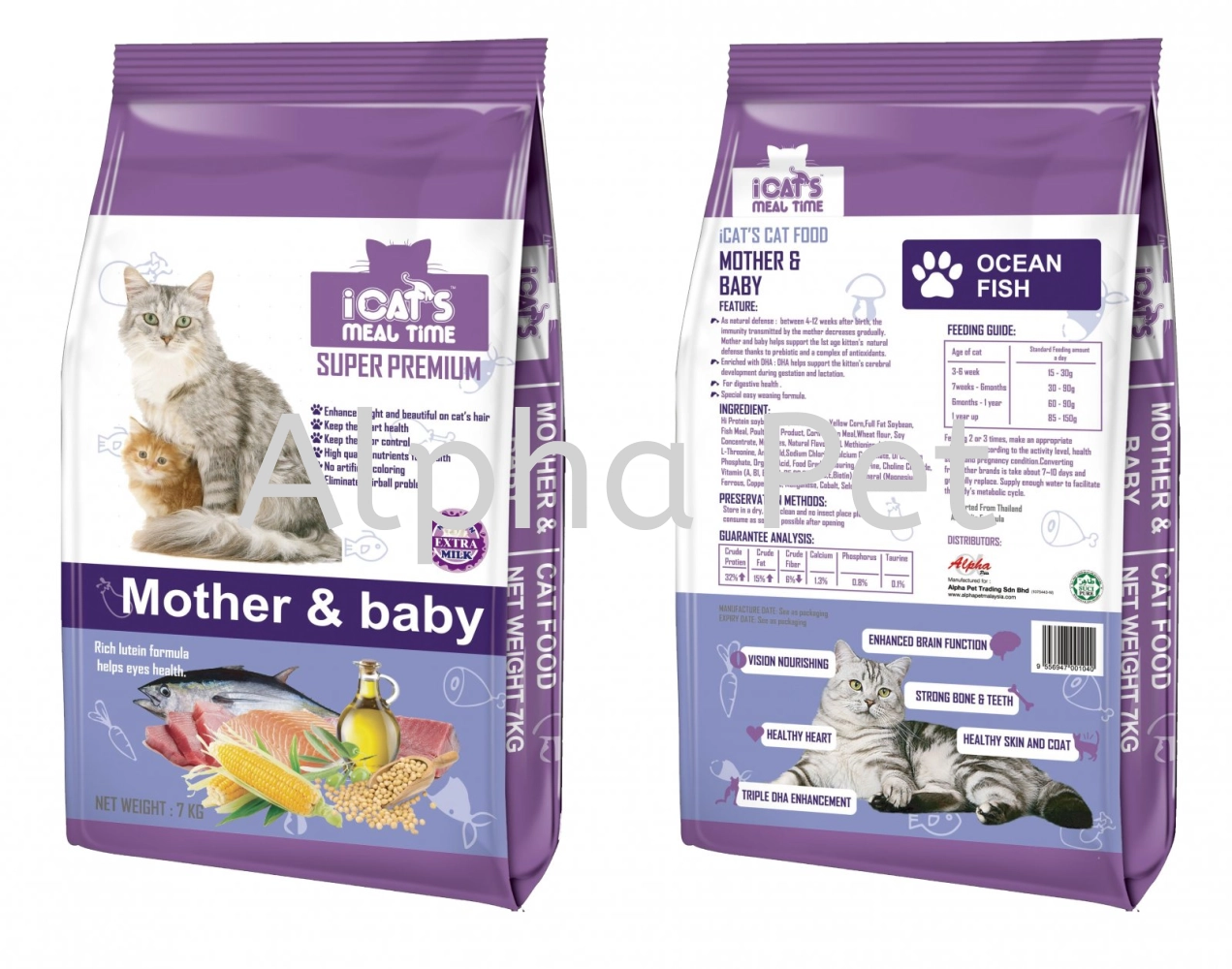 iCat's Meal Time Super Premium Cat Food - Mother & Baby 