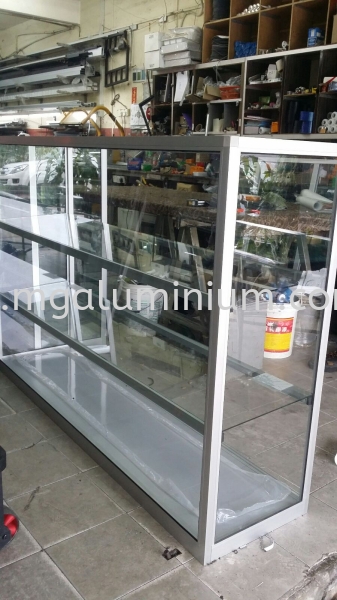  Display Cabinet Johor Bahru (JB), Johor. Design, Installation, Supply | MG Aluminium & Glass Works