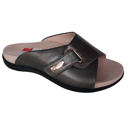 MO158-3 Grey Medifeet Orthotic Sandals 