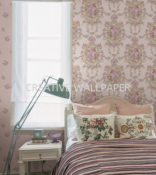 21003-3,21004-3 WNP- Floral Korea Wallpaper 2017- Size: 106cm x 15.5m Kedah, Alor Setar, Malaysia Supplier, Supply, Supplies, Installation | Creative Wallpaper